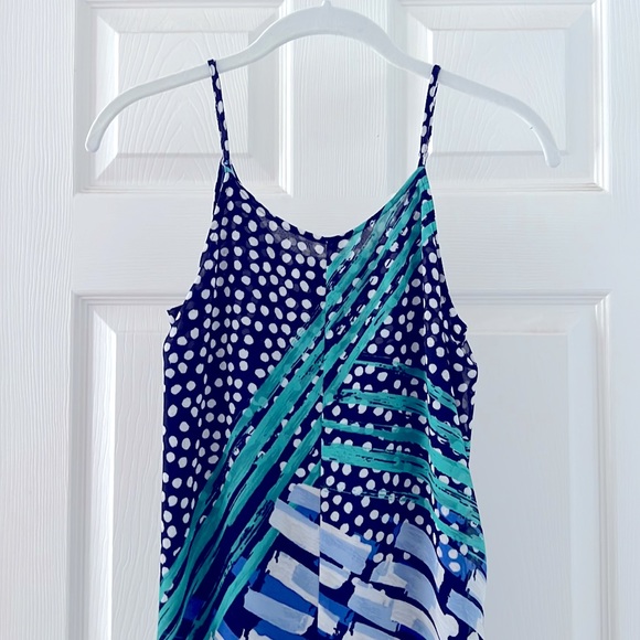 NIC+ZOE | Maxi Dress | PP | 0-2 | Bloom Me Away | Blue Green White | Lined | $35 - Picture 8 of 15